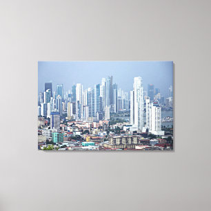 Panama City Skyline Canvas Print