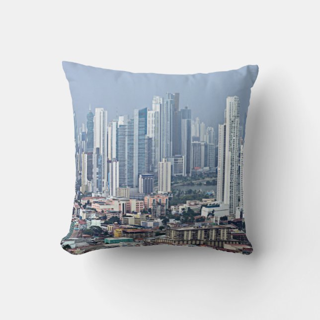 Panama City Skyline Cushion (Front)