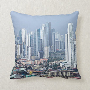 Panama City Skyline Cushion