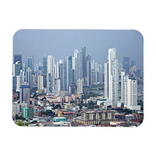 Panama City Skyline Magnet