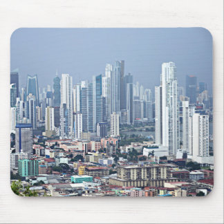 Panama City Skyline Mouse Mat