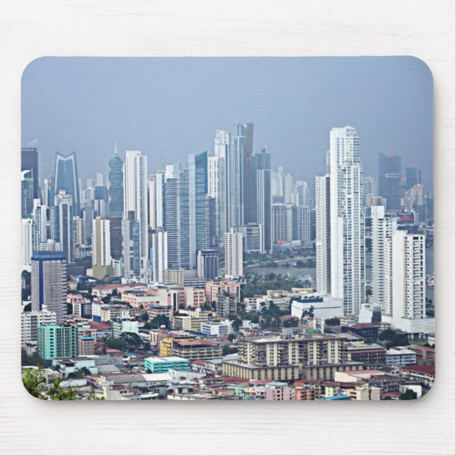 Panama City Skyline Mouse Mat (Front)
