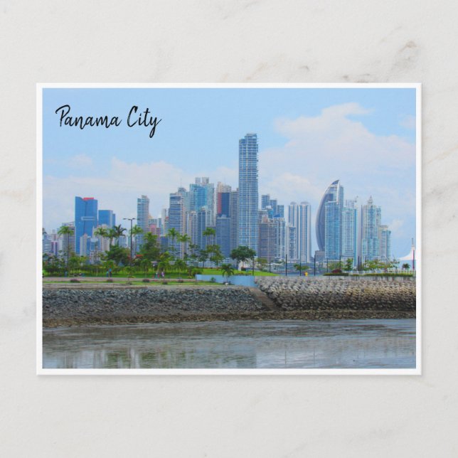 panama city skyline postcard (Front)