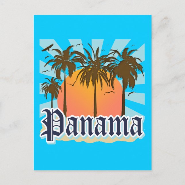 Panama City Souvenir Postcard (Front)