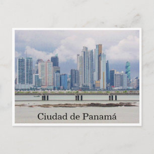panama ciudad postcard