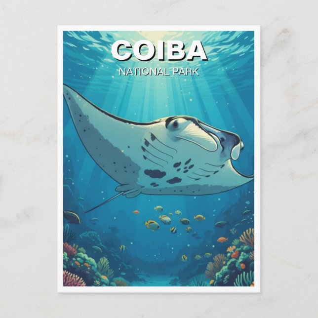 Panama Coiba National Park Travel  Postcard (Front)
