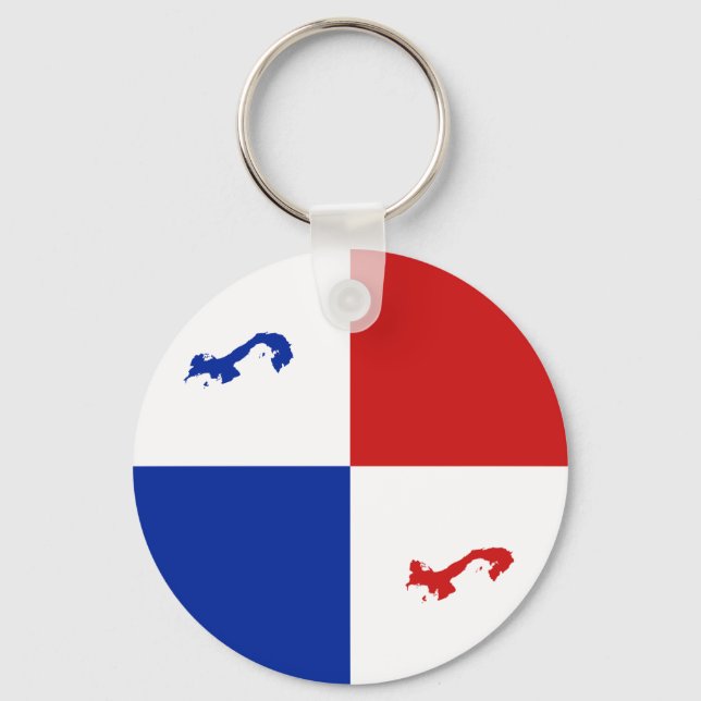 Panama Fisheye Banner Keychain (Front)
