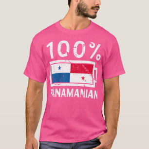 Panama Flag 	  100 Panamanian Battery Power Tee