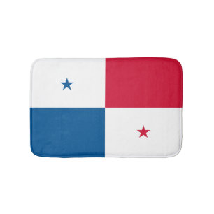 Panama flag bath mat
