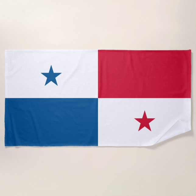 Panama flag beach towel (Front)