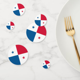 Panama flag confetti