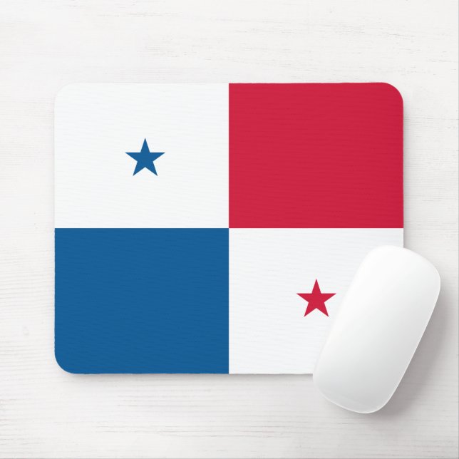 Panama flag mouse mat (With Mouse)