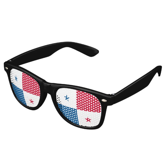 Panama flag retro sunglasses (Angled)