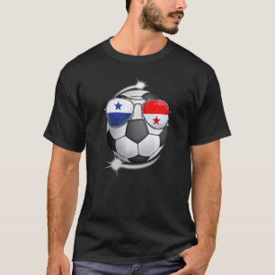Panama Football Fan Sunglass Soccer Panamanian T-Shirt