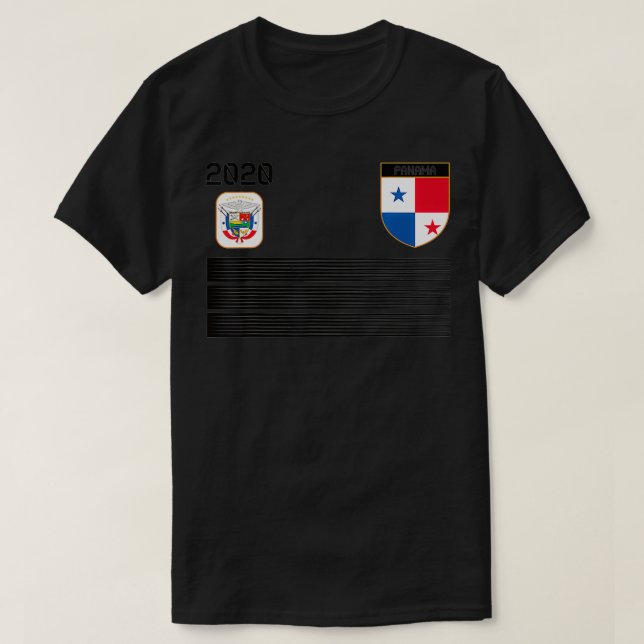 Panama Football Jersey 2020 Panama Soccer  T-Shirt (Design Front)
