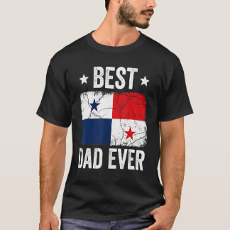 Panama For Men Panamanian Best Dad Ever T-Shirt