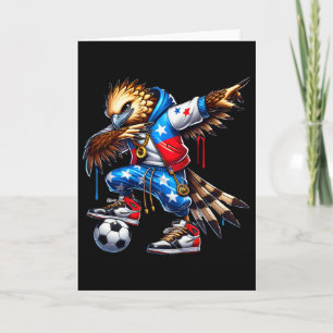 Panama Harpy Eagle Dabbing Soccer Urn Streetwear Card