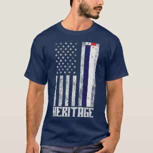 Panama Hispanic Heritage distressed flag 1 T-Shirt