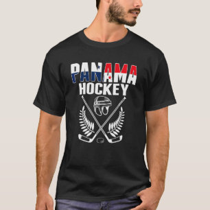 Panama Ice Hockey  Panamanian Hockey Team Supporte T-Shirt