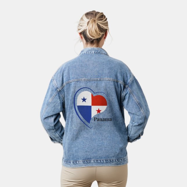 Panama Love Denim Jacket (Model)