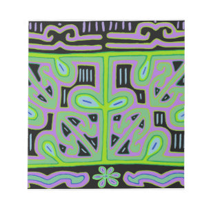 Panama Mola Music Box Notepad