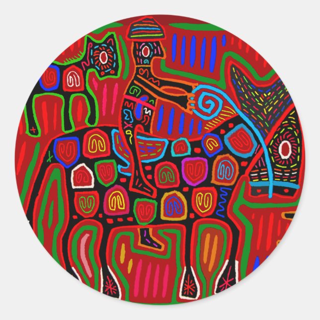 Panama Mola - Save a Horse Ride a Cowboy Classic Round Sticker (Front)