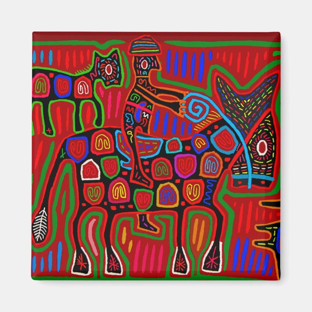 Panama Mola - Save a Horse Ride a Cowboy Magnet (Front)