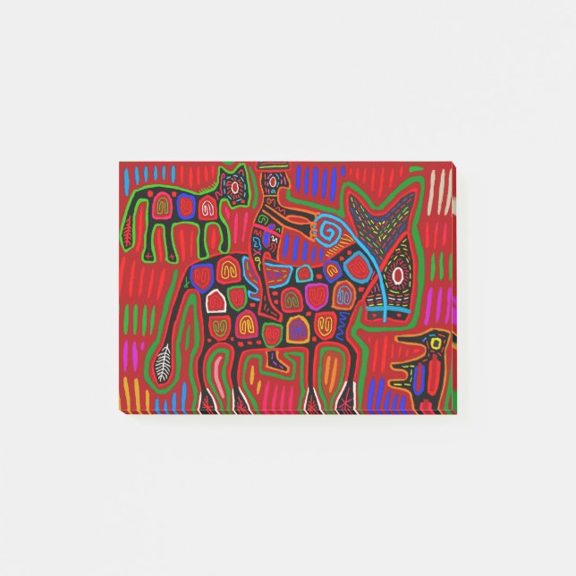 Panama Mola - Save a Horse Ride a Cowboy Post-it Notes (Front)