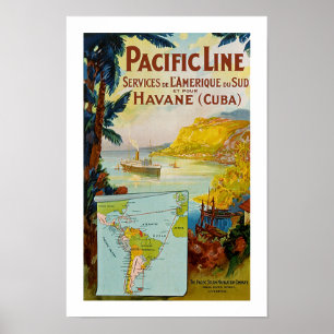 Panama Pacific Line Poster