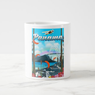 Panama River vacation print Large Coffee Mug