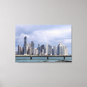 Panama Skyline Canvas Print