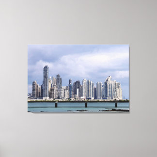 Panama Skyline Canvas Print