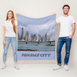Panama Skyline Fleece Blanket