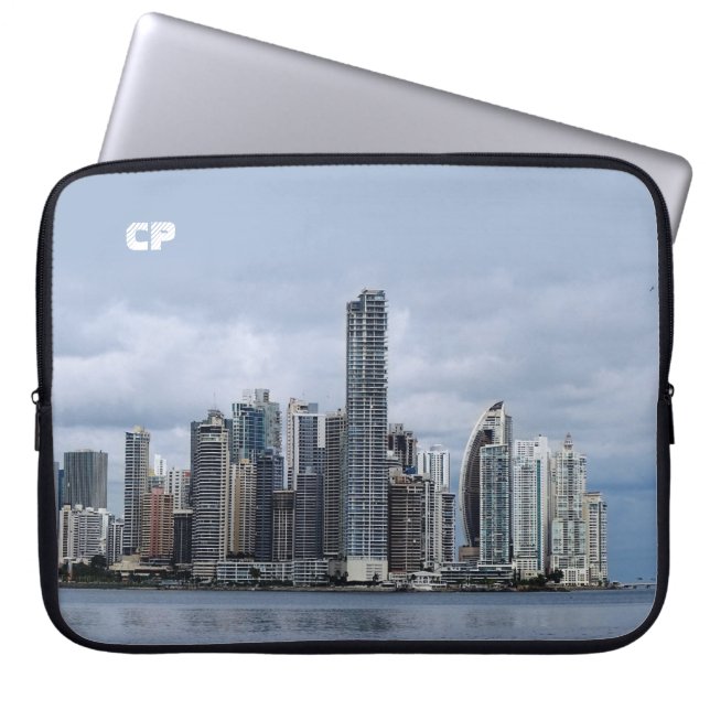 Panama Skyline Laptop Sleeve (Front)