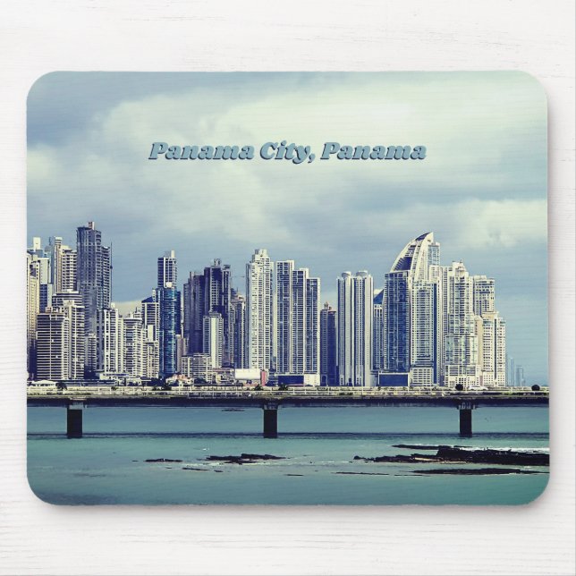 Panama Skyline Mouse Mat (Front)