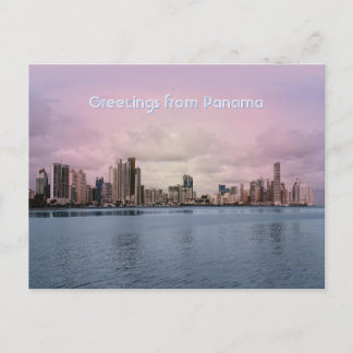Panama Skyline Postcard
