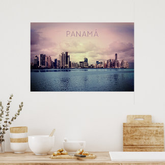 Panama Skyline  Poster
