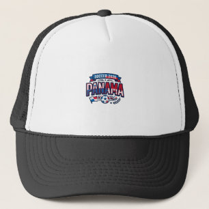 Panama Soccer 2026 Soccer Bold Country Typography Trucker Hat