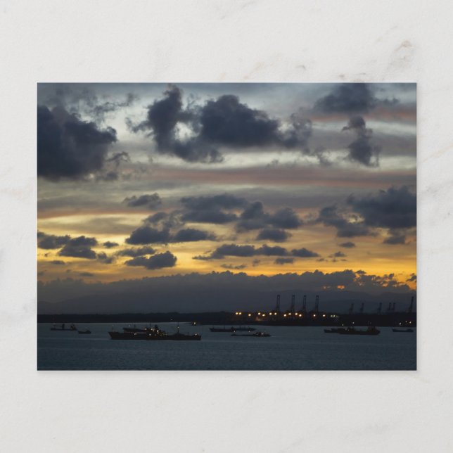 Panama Sunrise 1 Postcard (Front)