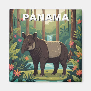 Panama Tapir in Coiba National Park Travel  Magnet