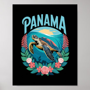 Panama Turtle Panamanian Panamanian Pride Country  Poster
