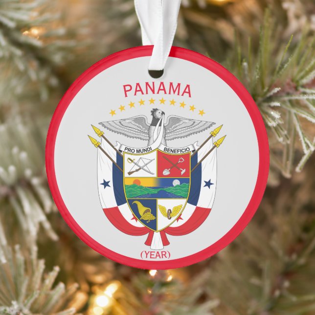 Panama Vacation Christmas Ornament (Tree)