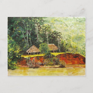 Panama Watercolor Postcard