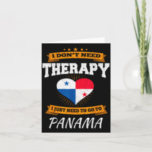 Panamanian Flag I Panama Flag I Vacation Panama Card