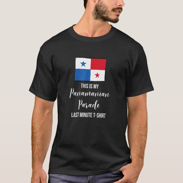 Panamanian Parade  Panama T-Shirt (Front)