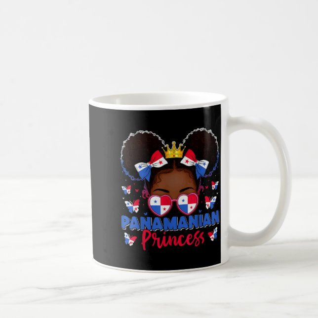 Panamanian Princess Panama Flag Proud Panameña Wom Coffee Mug (Right)