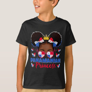 Panamanian Princess Panama Flag Proud Panameña Wom T-Shirt