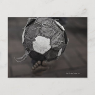 Panamanian street soccer postcard