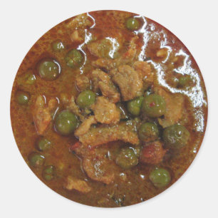 Panang Thai Curry [พะแนง] ... Thailand S Classic Round Sticker