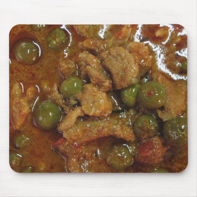 Panang Thai Curry [พะแนง] ... Thailand Street Food Mouse Mat (Front)